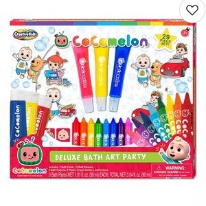 Cocomelon Deluxe Bath Art Party Set
